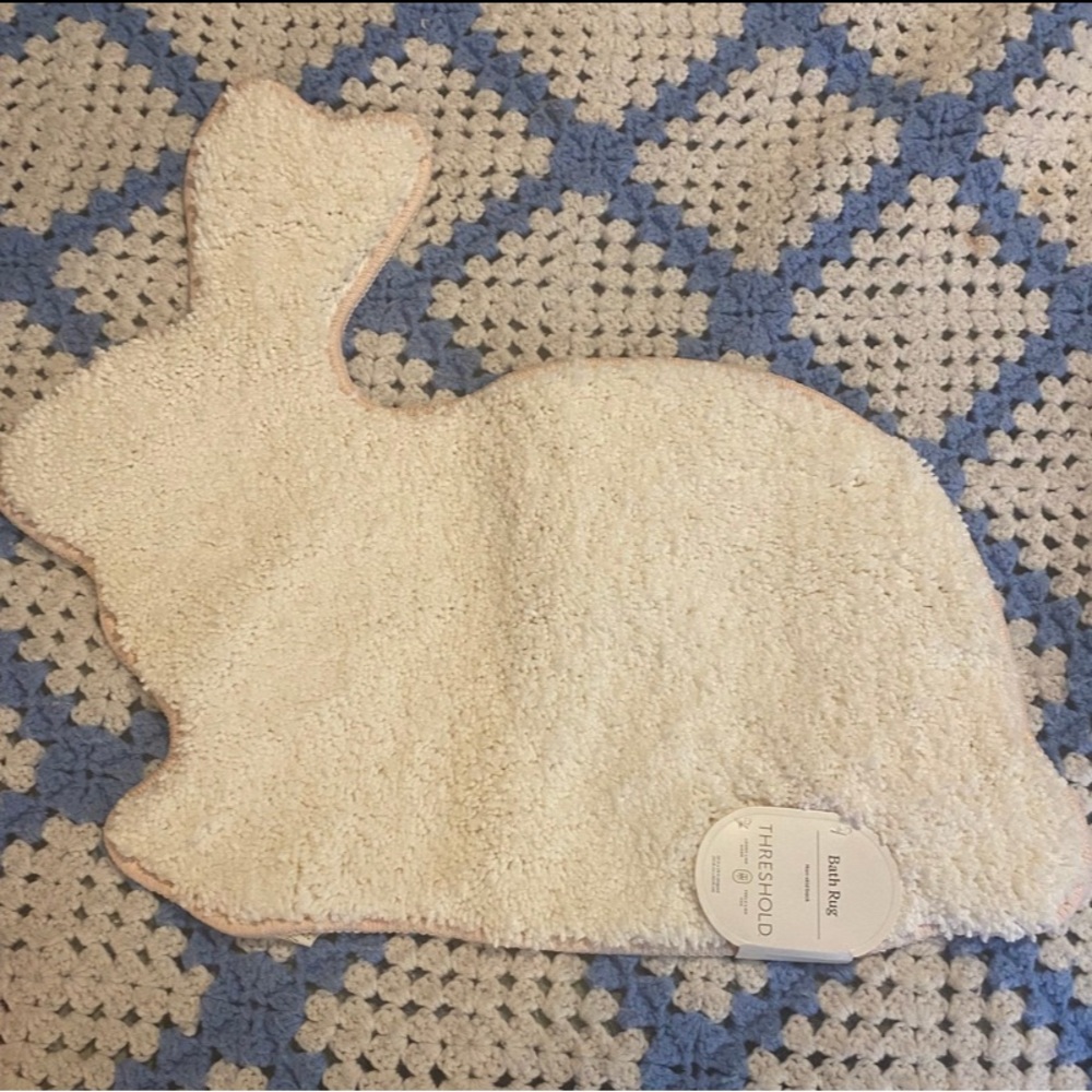 Threshold Cream Bunny Bath Mat